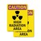 Signmission Radiation & Laser Sign, 7 in H x 5 in W, Vinyl Decal, Rectangle OS-2PACK-CR-D-57-V-10231 - alternate 1